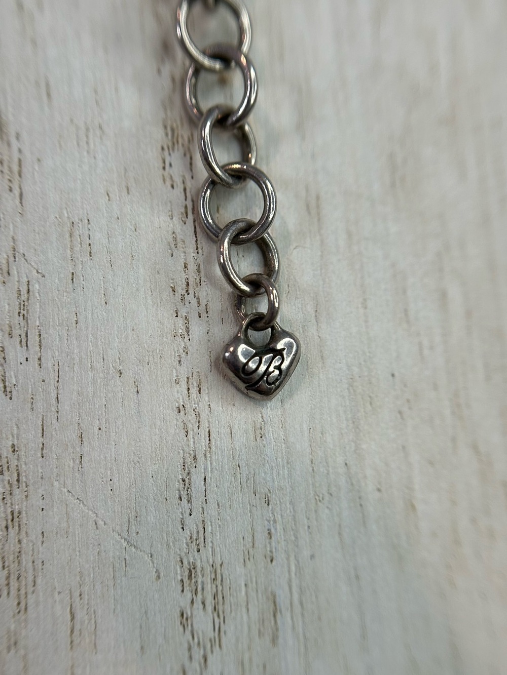Brighton Cross Heart ID Badge Holder Necklace Silver Lanyard Clip - Picture 4 of 4